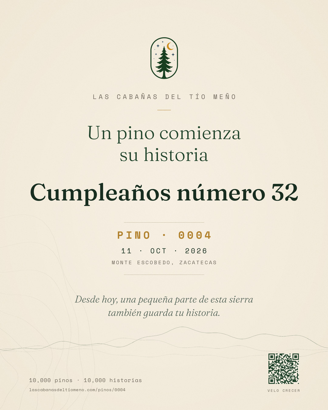 Pino #0004 · Cumpleaños número 32